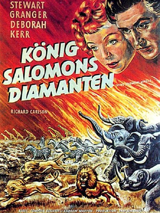 König Salomons Diamanten : Kinoposter