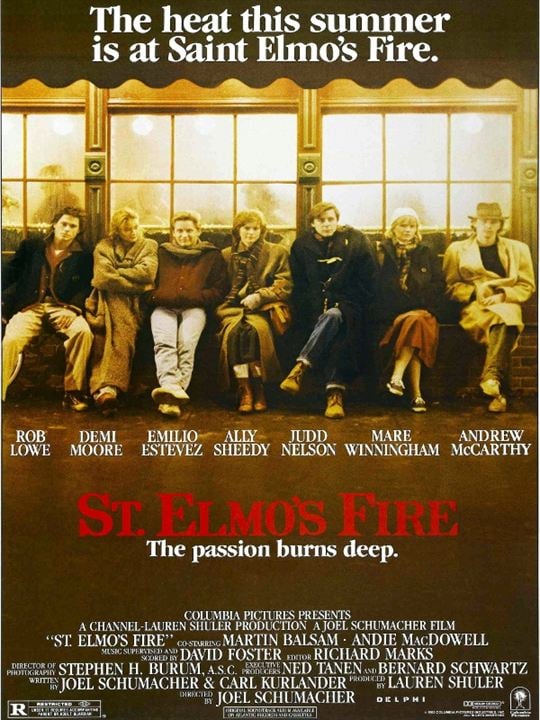 St. Elmo's Fire - Die Leidenschaft brennt tief : Kinoposter