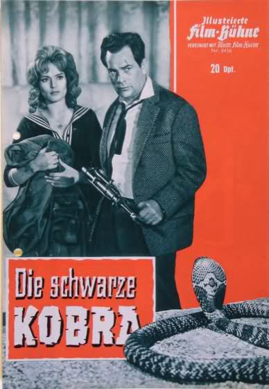 Die schwarze Kobra : Kinoposter