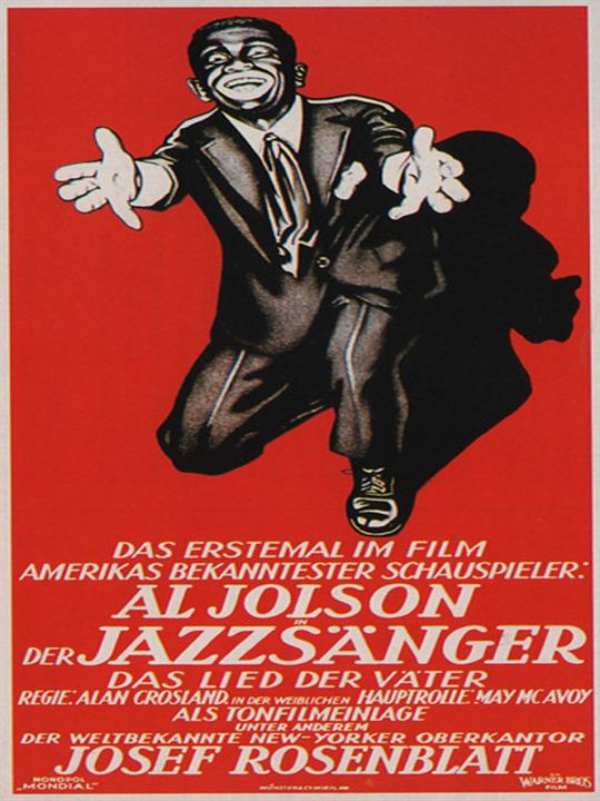 Der Jazzsänger : Kinoposter