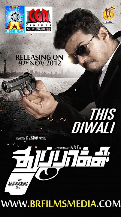 Thuppakki : Kinoposter