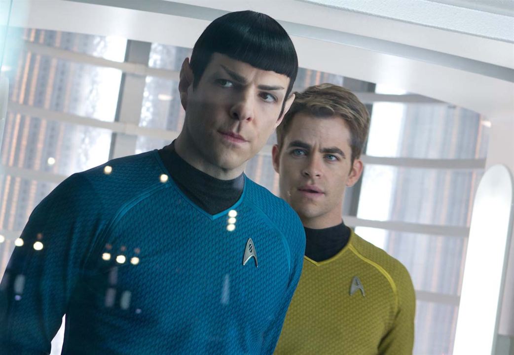 Star Trek Into Darkness : Bild Zachary Quinto, Chris Pine