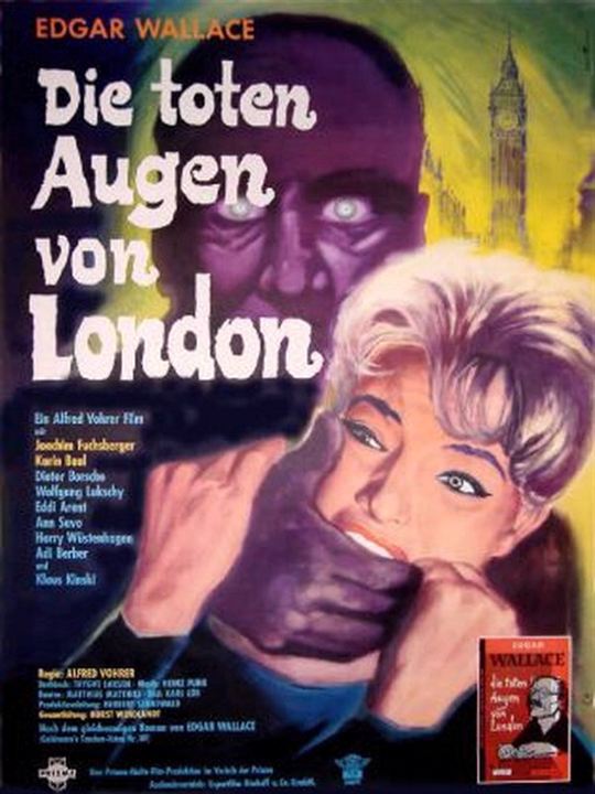 Die toten Augen von London : Kinoposter
