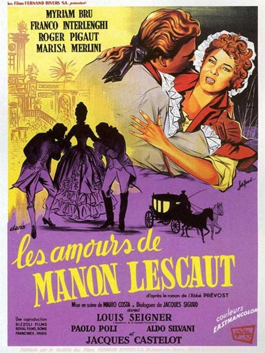 Gli amori di Manon Lescaut : Kinoposter