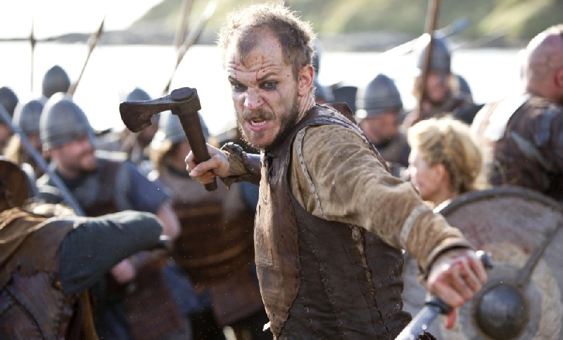 Vikings : Bild Gustaf Skarsgård