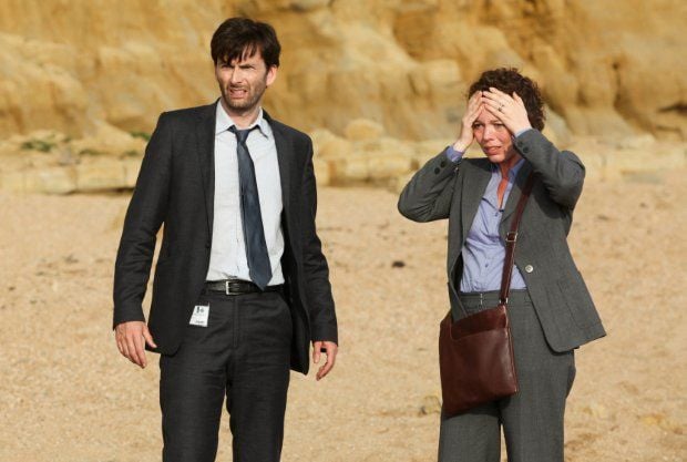 Broadchurch : Bild David Tennant, Olivia Colman