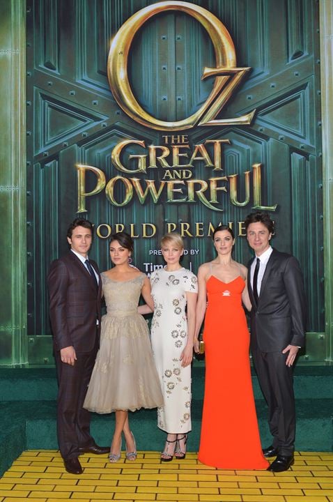 Die fantastische Welt von Oz : Vignette (magazine) Mila Kunis, Rachel Weisz, Michelle Williams, James Franco, Zach Braff