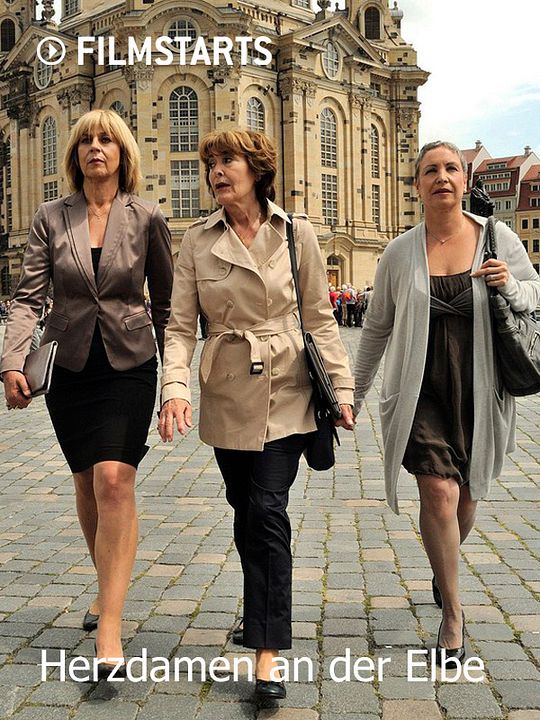 Herzdamen an der Elbe : Kinoposter