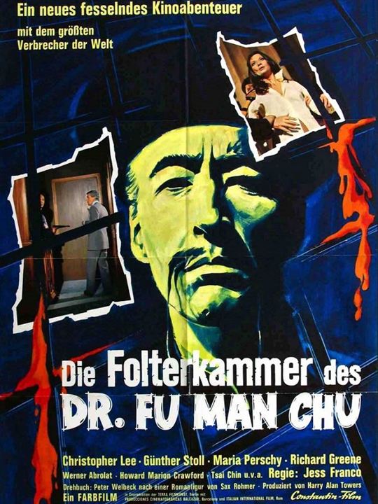 Die Folterkammer des Dr. Fu Man Chu : Kinoposter