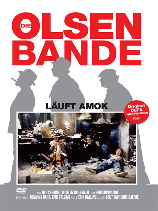 Die Olsenbande läuft Amok : Kinoposter