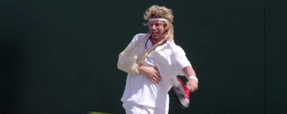 Watch: Andy Samberg and Kit Harington Are Amazing Tennis Hair Rivals in '7  Days in Hell' Trailer – IndieWire