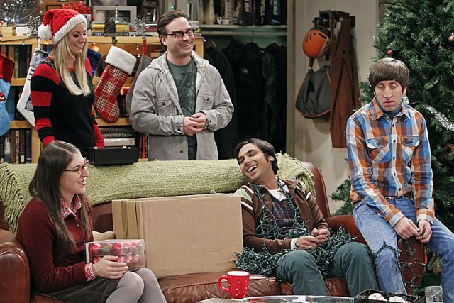 The Big Bang Theory : Bild Kaley Cuoco, Mayim Bialik, Kunal Nayyar, Simon Helberg, Johnny Galecki