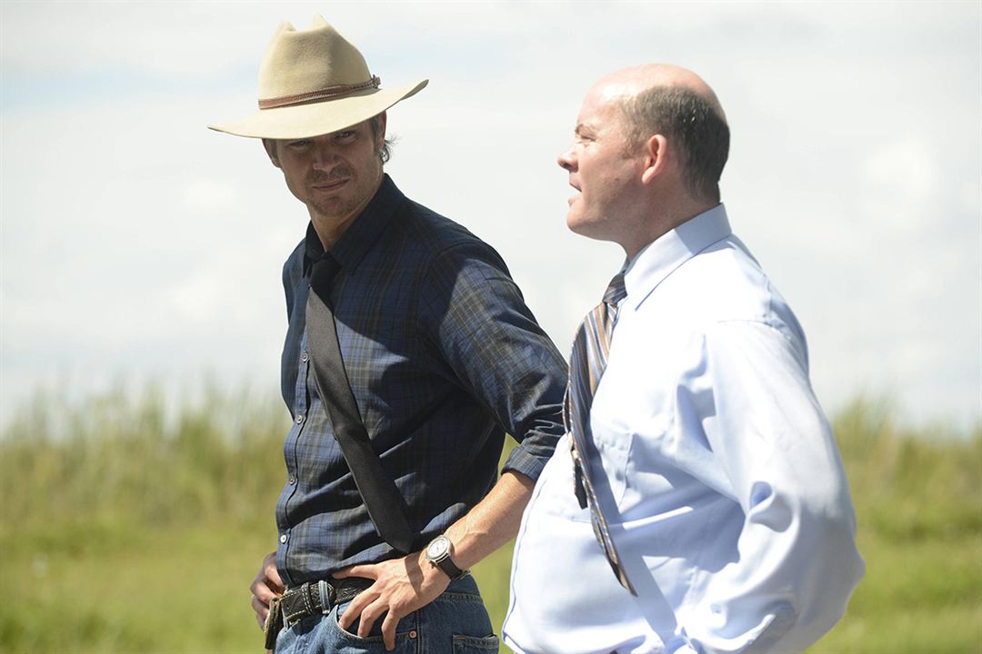 Justified : Bild David Koechner, Timothy Olyphant