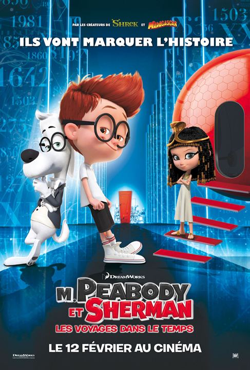 Die Abenteuer von Mr. Peabody & Sherman : Kinoposter