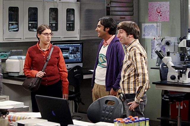 The Big Bang Theory : Bild Kunal Nayyar, Simon Helberg, Mayim Bialik