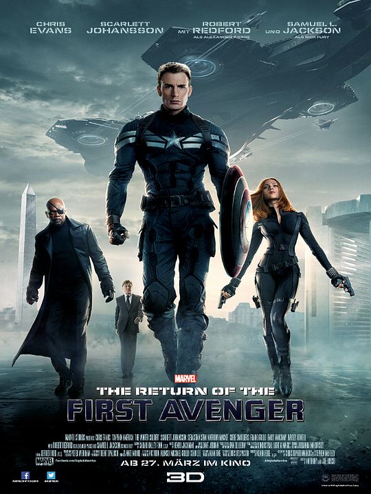 Captain America 2: The Return Of The First Avenger : Kinoposter