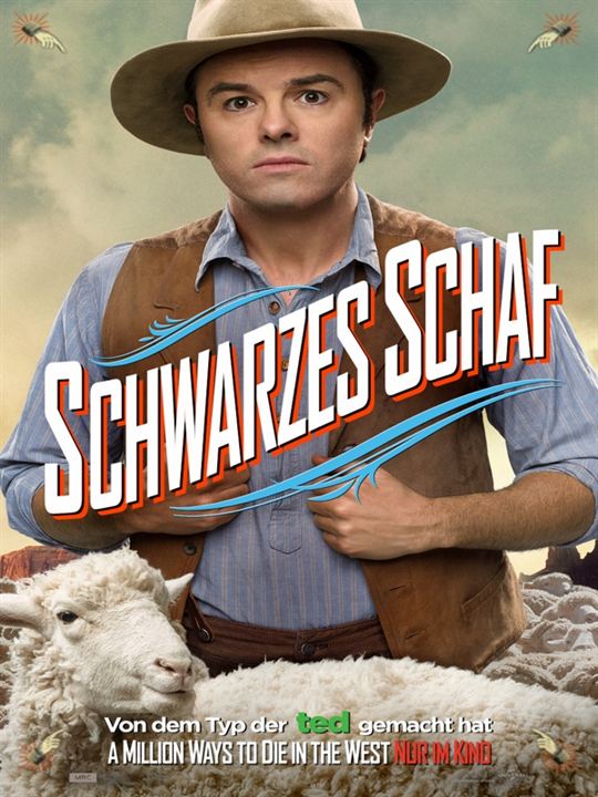 A Million Ways To Die In The West : Kinoposter Seth MacFarlane