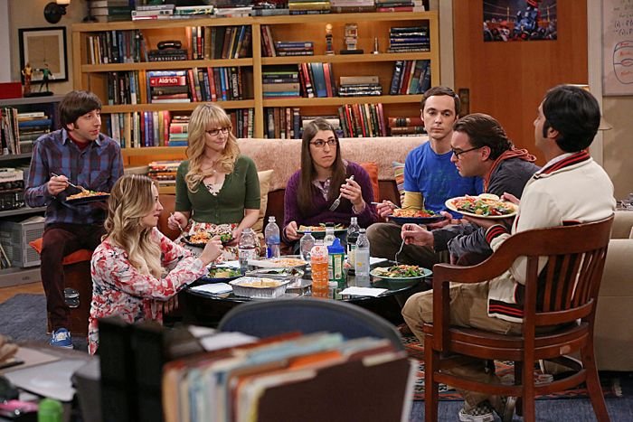 The Big Bang Theory : Bild Simon Helberg, Johnny Galecki, Jim Parsons, Mayim Bialik, Kaley Cuoco, Kunal Nayyar, Melissa Rauch