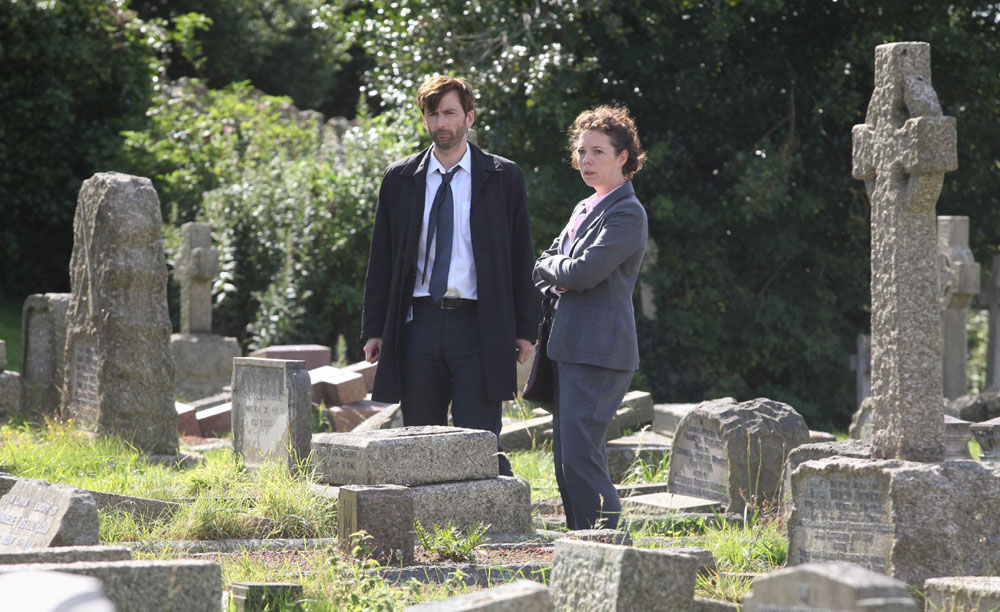 Broadchurch : Bild Olivia Colman, David Tennant