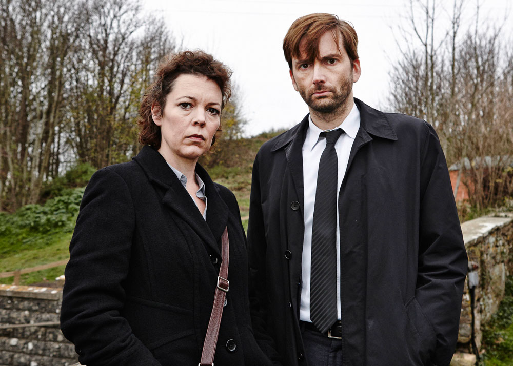 Broadchurch : Bild David Tennant, Olivia Colman