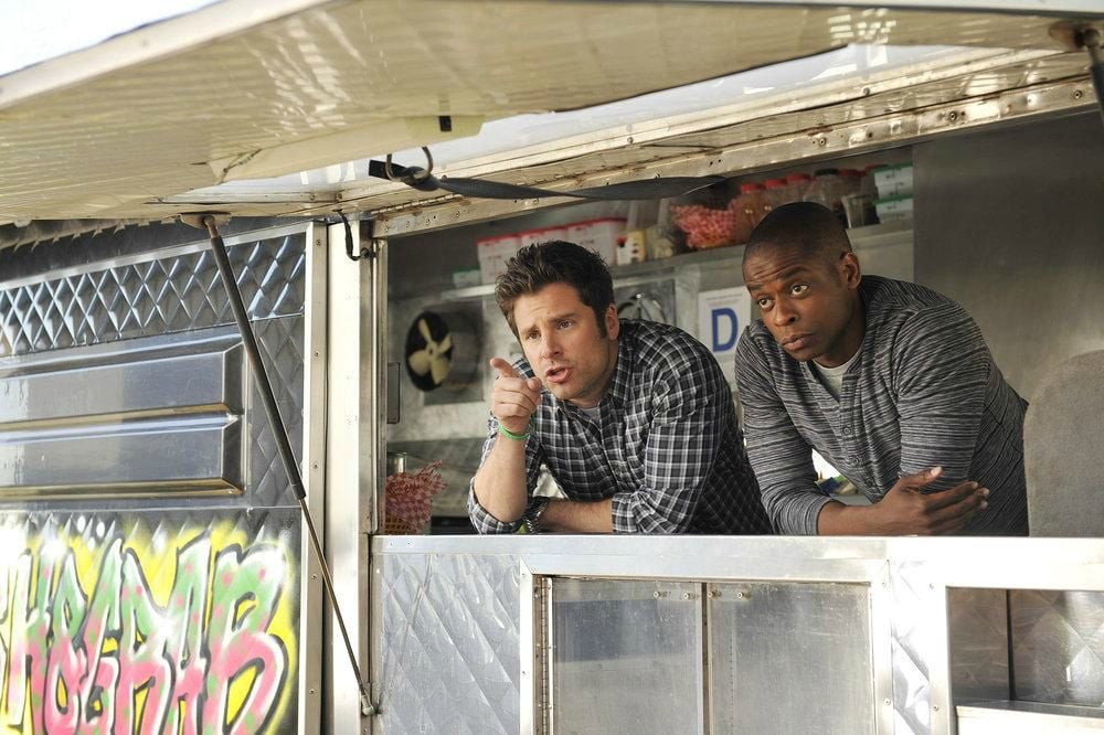 Bild James Roday Rodriguez, Dule Hill