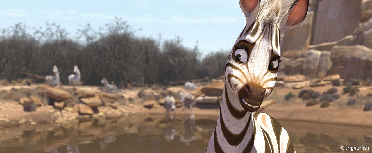 Khumba - Das Zebra ohne Streifen am Popo : Bild