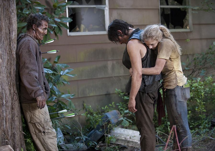 The Walking Dead : Bild Norman Reedus, Emily Kinney