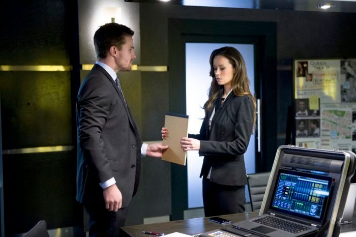 Arrow : Bild Stephen Amell, Summer Glau