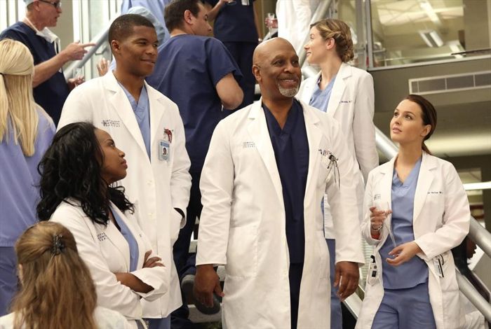 Grey's Anatomy - Die jungen Ärzte : Bild Gaius Charles, Camilla Luddington, Jerrika Hinton, James Pickens Jr.
