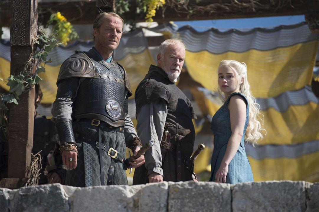 Game Of Thrones : Bild Ian McElhinney, Emilia Clarke, Iain Glen