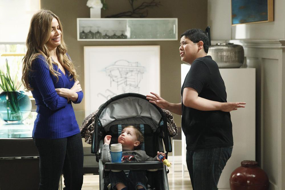 Modern Family : Bild Sofía Vergara, Rico Rodriguez