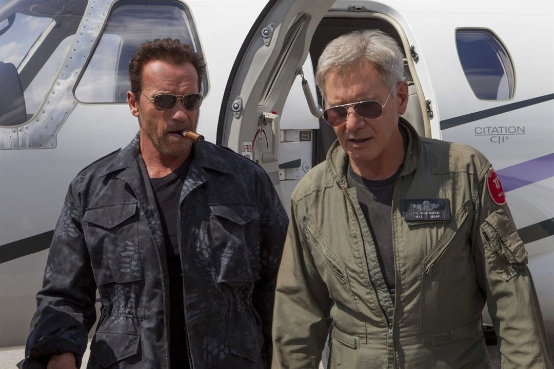 The Expendables 3 : Bild Arnold Schwarzenegger, Harrison Ford