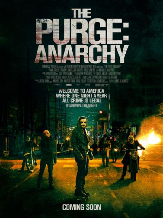 The Purge 2: Anarchy : Kinoposter