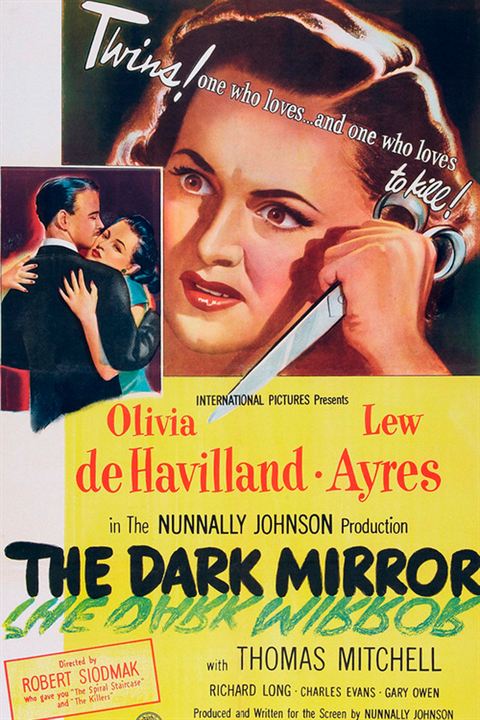 Der schwarze Spiegel : Kinoposter