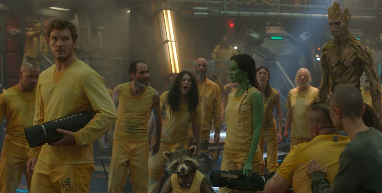 Guardians Of The Galaxy : Bild Zoe Saldana, Chris Pratt