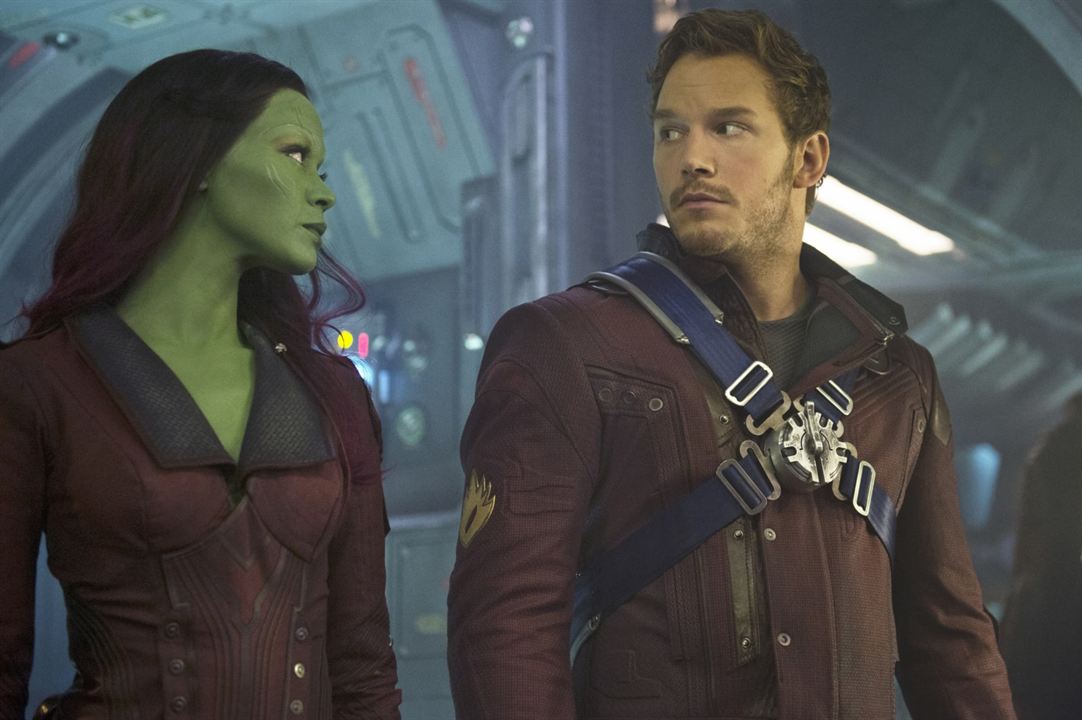 Guardians Of The Galaxy : Bild Zoe Saldana, Chris Pratt