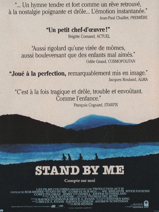 Stand By Me - Das Geheimnis eines Sommers : Kinoposter