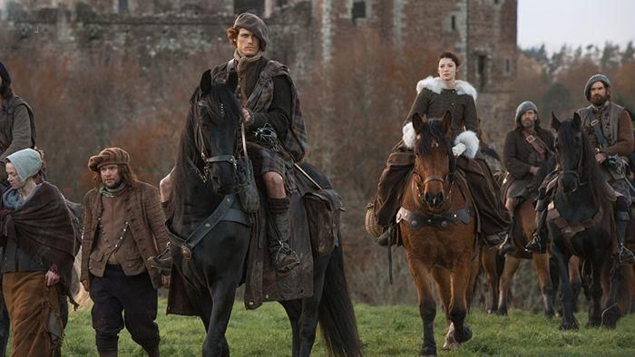 Outlander : Bild Sam Heughan, Caitriona Balfe