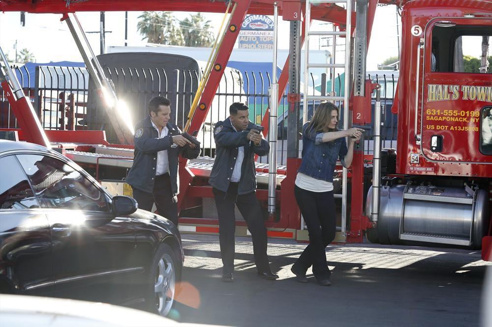 Castle : Bild Seamus Dever, Stana Katic, Jon Huertas