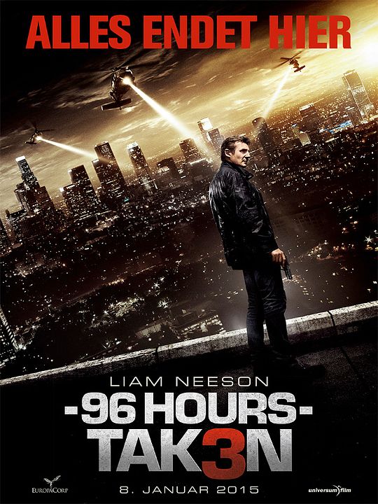 96 Hours - Taken 3 : Kinoposter