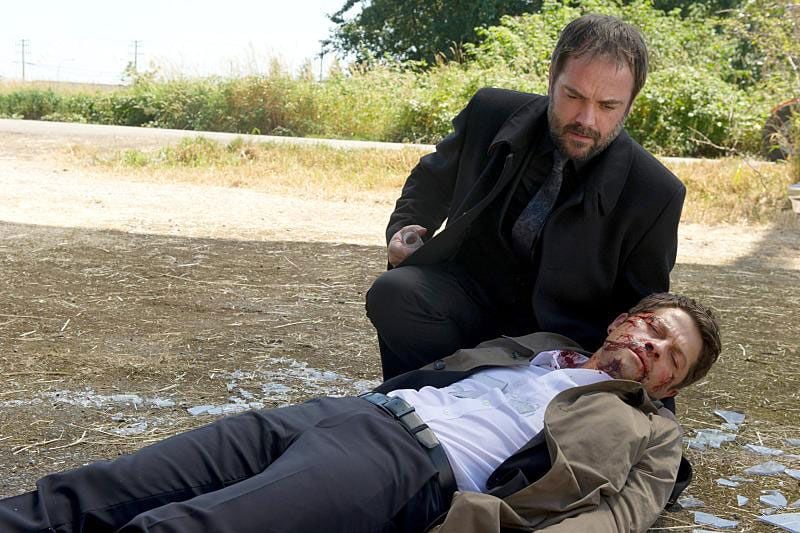 Supernatural : Bild Mark Sheppard, Misha Collins