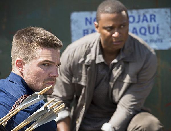 Arrow : Bild David Ramsey, Stephen Amell