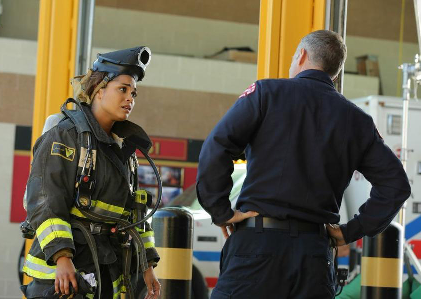 Chicago Fire : Bild David Eigenberg, Monica Raymund
