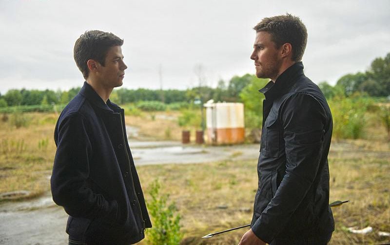The Flash : Bild Stephen Amell, Grant Gustin