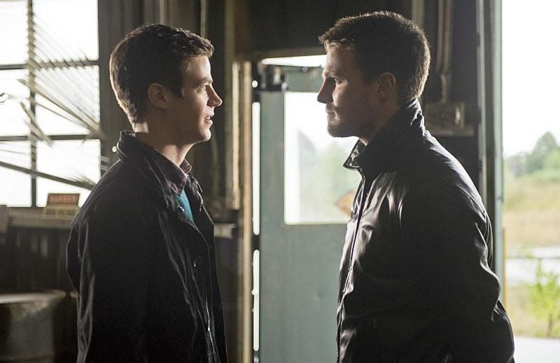 The Flash : Bild Stephen Amell, Grant Gustin