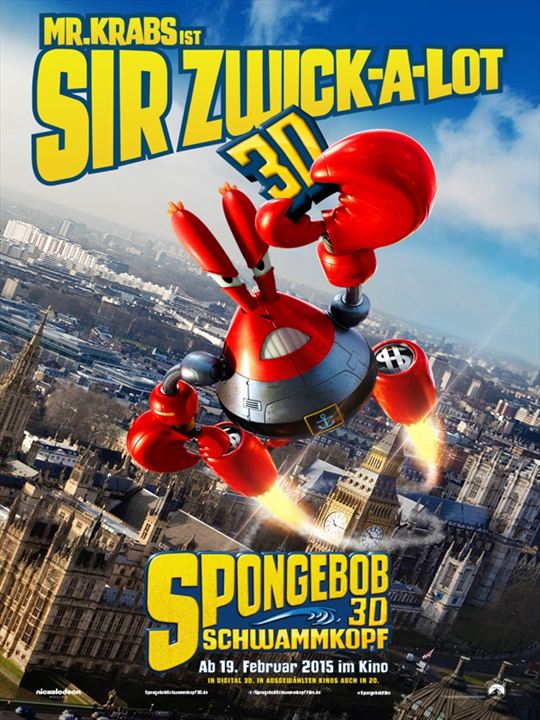 Der SpongeBob-Schwammkopf Film : Kinoposter