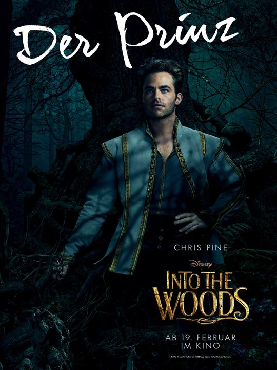 Into The Woods : Kinoposter Chris Pine