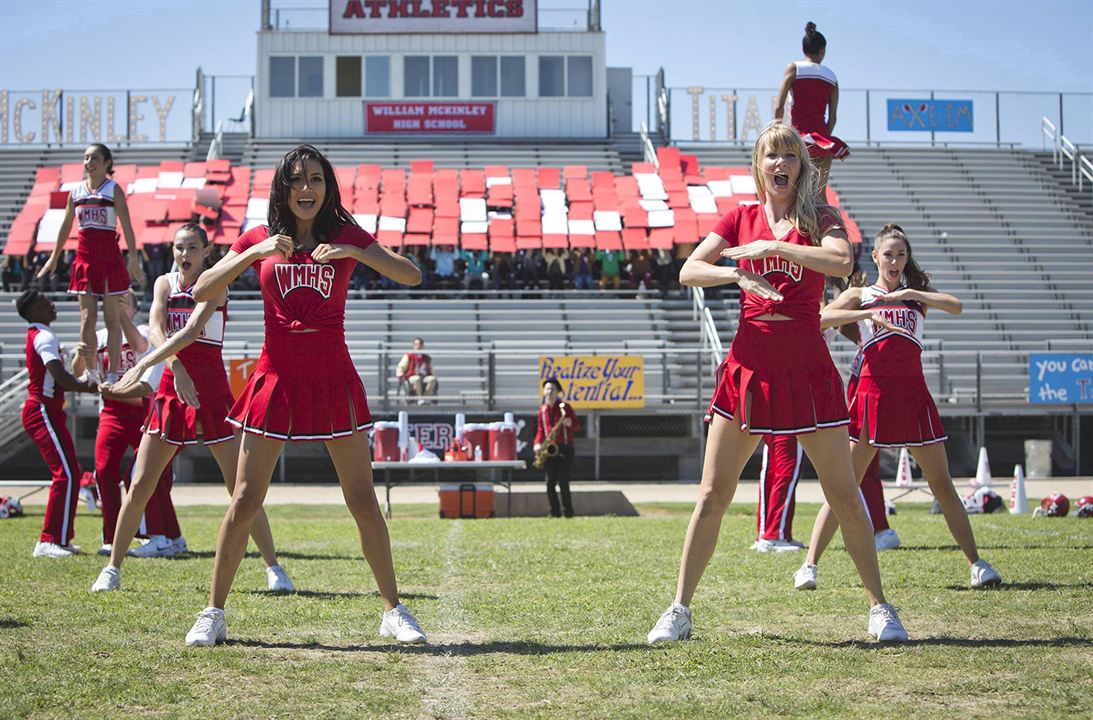 Glee : Bild Dianna Agron, Heather Morris, Naya Rivera