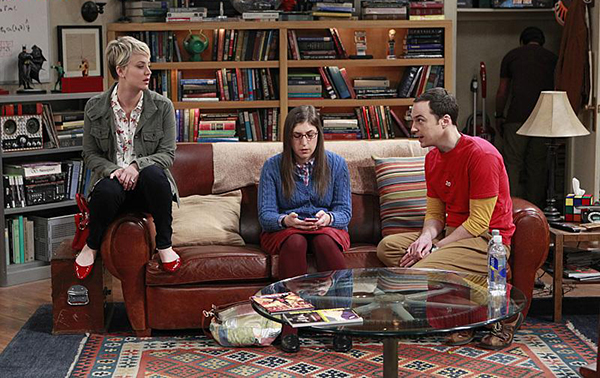 The Big Bang Theory : Bild Mayim Bialik, Kaley Cuoco, Jim Parsons