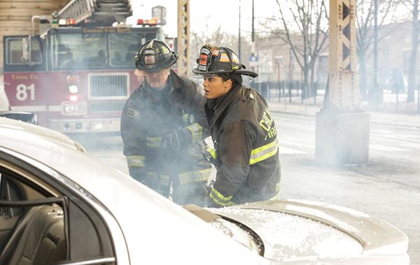 Chicago Fire : Bild Christian Stolte, Monica Raymund